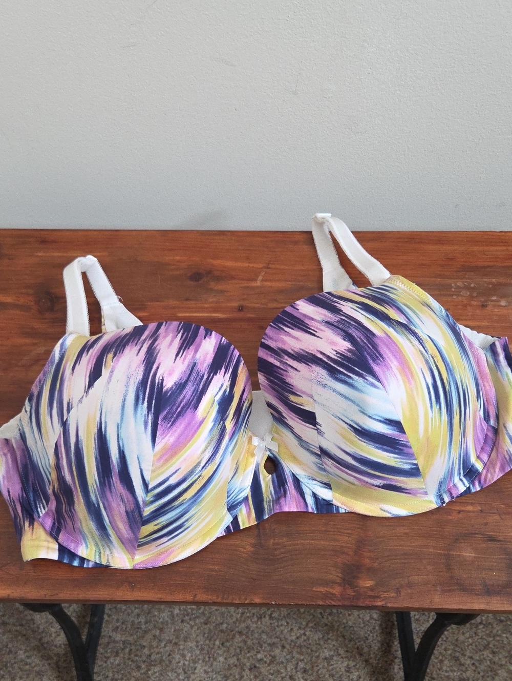 Torrid Curve Abstract Brushstroke Molded Bra